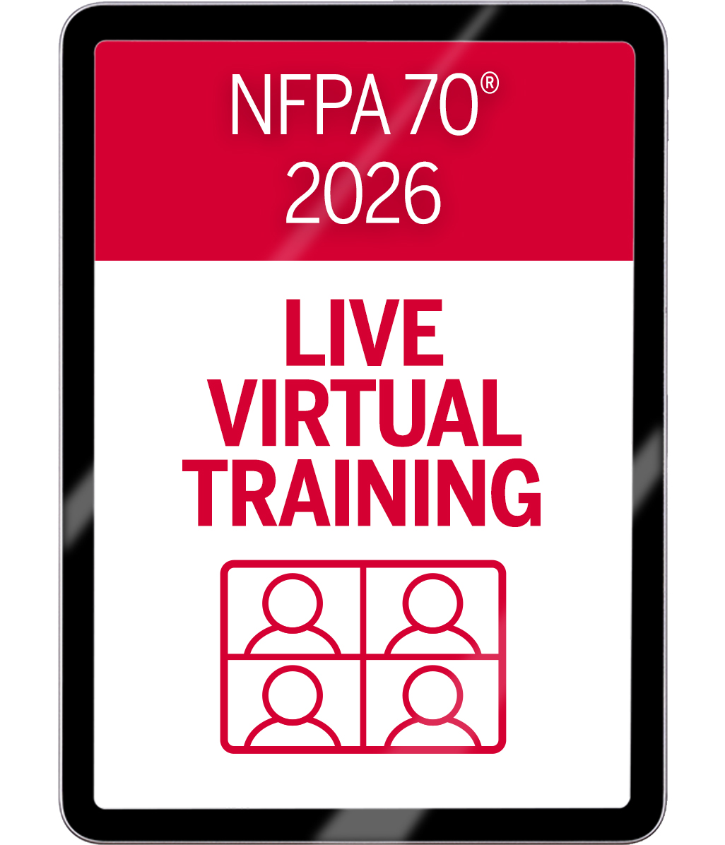 NFPA 70 Live Virtual Training